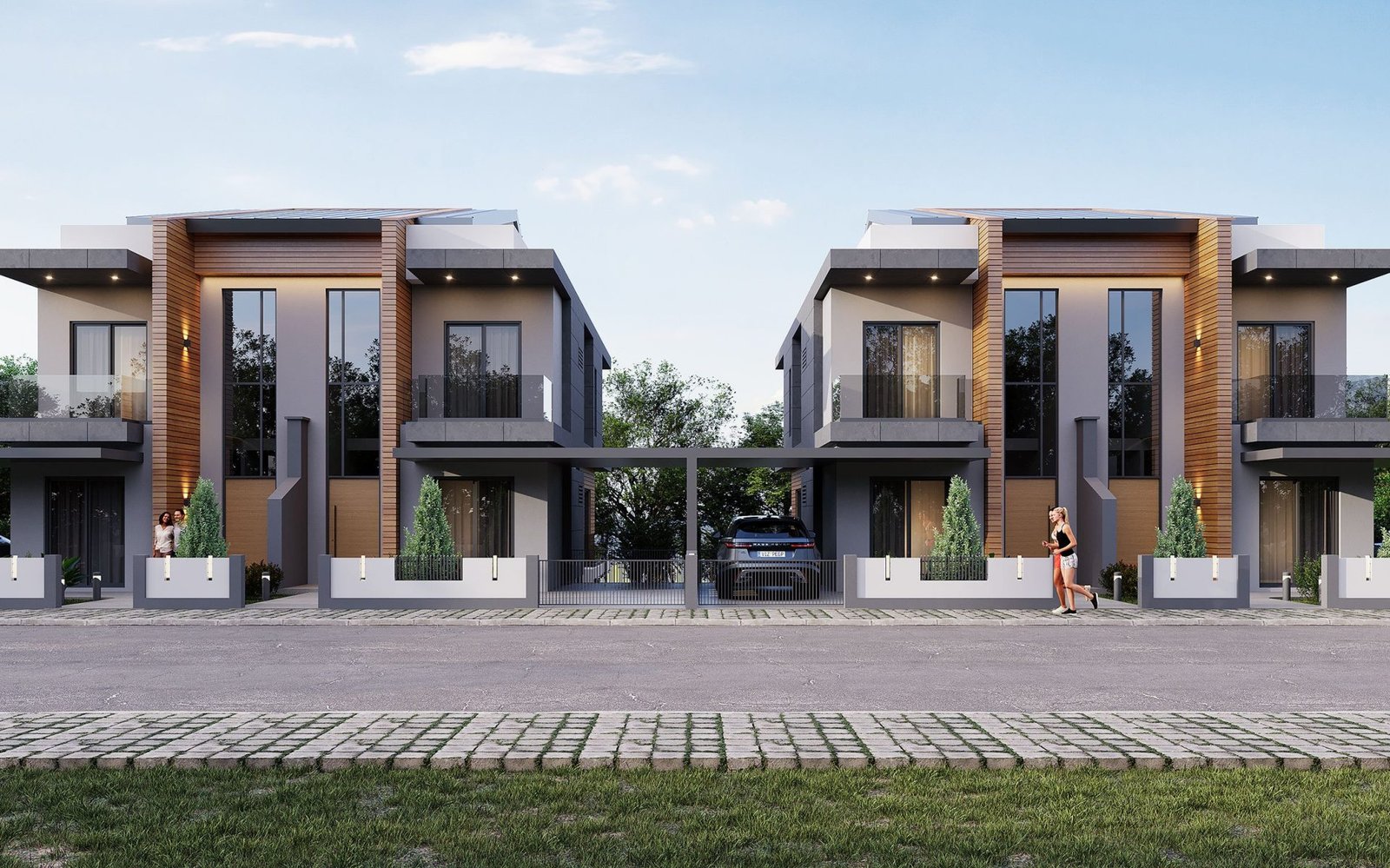 Antalya'da Deniz Manzaralı Villa Sitesinde Müstakil Havuzlu ve Bahçeli Lüks Villalar