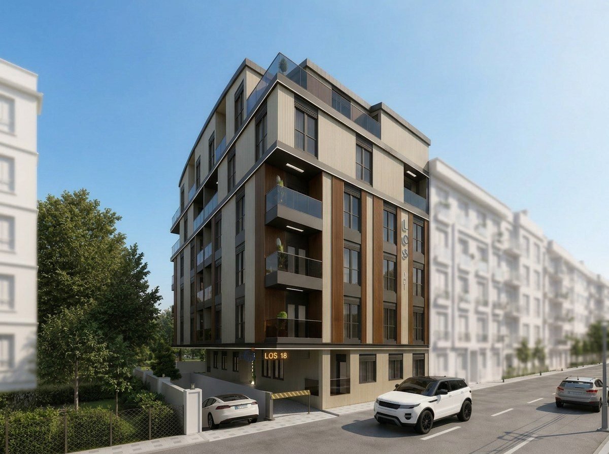 Antalya Muratpaşa Şarampol’de LOS 18  2+1 ve 3+1 Dubleks Daireler