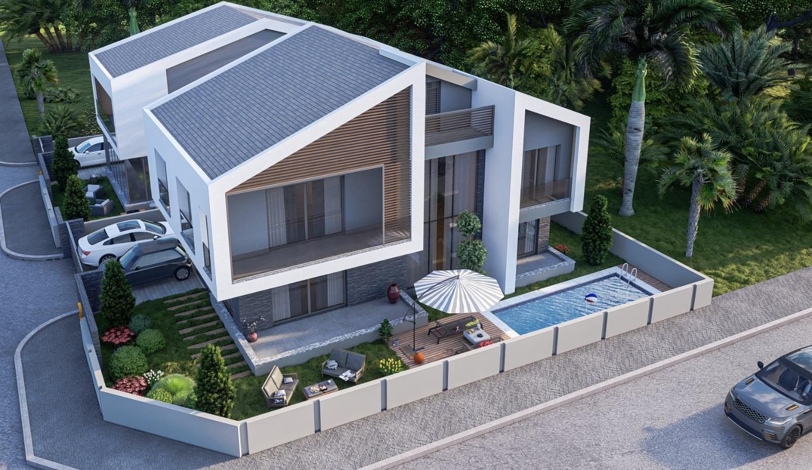 Antalya Döşemealtı Yeşilbayır’da 5+1 Özel Havuzlu Tripleks Villa