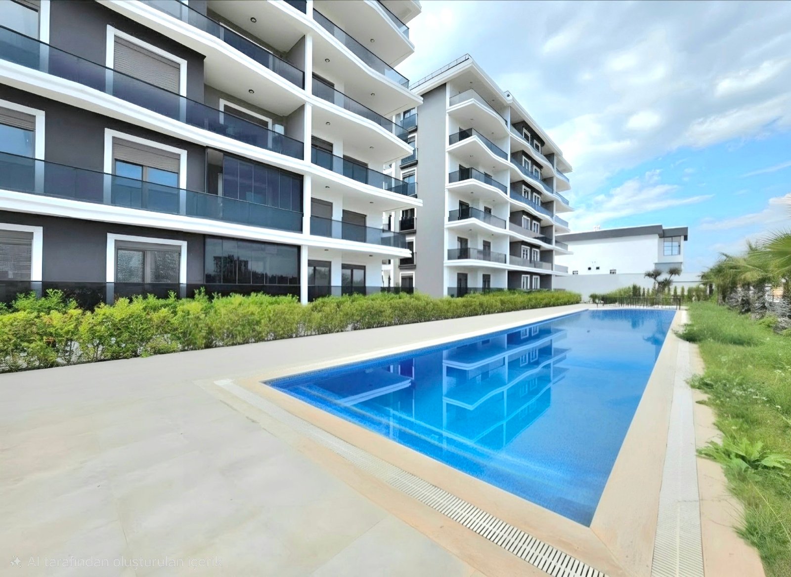 ANTALYA'DA KAPALI OTOPARKLI VE HAVUZLU SİTE'DE ARAKAT 2+1 SATILIK DAİRE