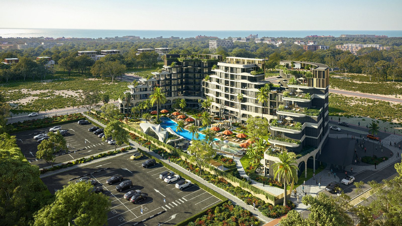 ANTALYA'DA OTEL PROJESİNDE SATILIK DAİRELER
