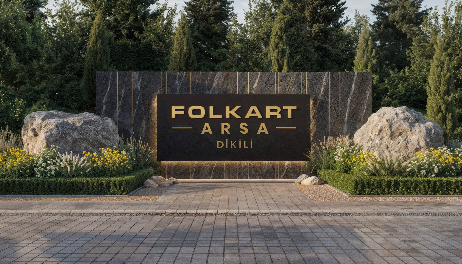 İzmir Dikili'de İnşaata Hazır Site İçerisinde Müstakil Villa Arsaları